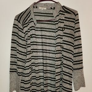 Cardigan military style